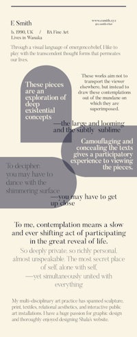 a poster with a lot of text on it