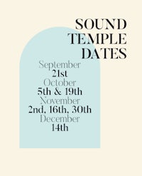 sound temple dates september - october