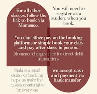 a poster that says you need to pay for a book in monaco